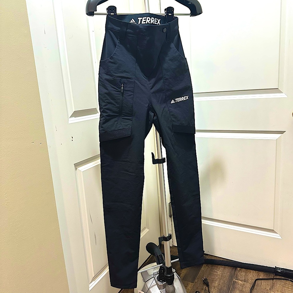 adidas TERREX Black Straight-Leg Outdoor Pants